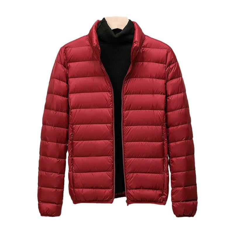 FASHION Down Jacket Women's 2024 New Light and Thin Stand-up Collar Light 90 White Duck Down Fashion Jacket Women's Clothes