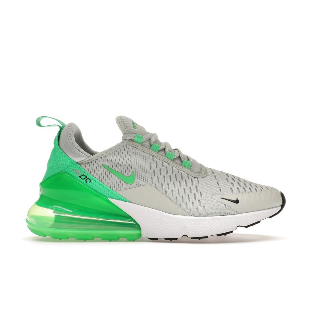 Nike Air Max 270 Light Silver Green Shock Men Sneakers Grey Black White AH8050-027