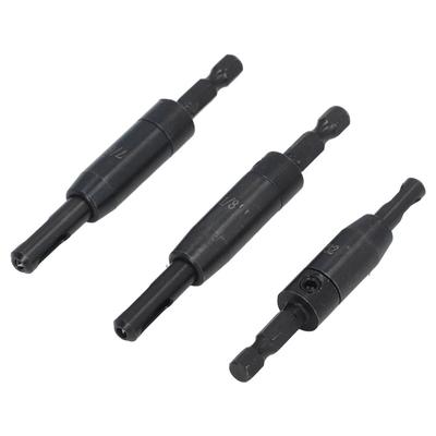 3 PCS Hex Shank Hinge Drill Bit Clic-Change Center Drill Bit Cabinet and Door Hinge Installation