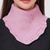 Thick Winter Warm Ring Scarf Women Solid Knitted Striped Collor Neckerchief Outdoor Ski Full Mask Woolen Yarn Bufanda Muffler