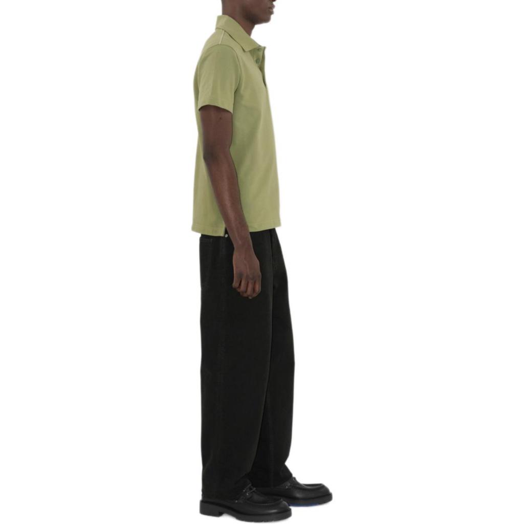 Burberry logo-embroidered polo shirt 81051401
