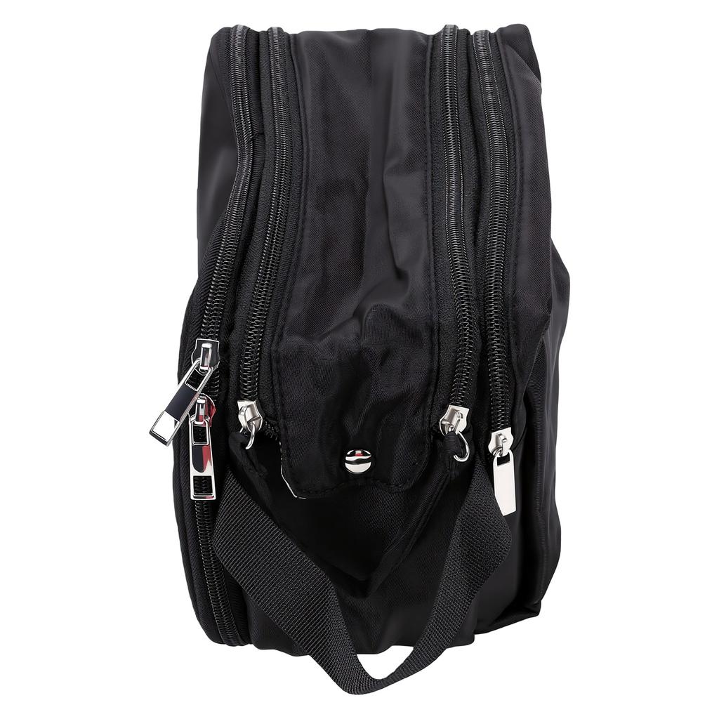 Toiletry Bag for Men Women Water Proof Portable Makeup Bag Travel Toiletry Organizer for Grooming Accessories Black