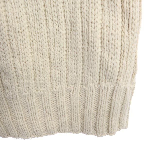 POLO SPORTS Linen Blend Long Sleeve Knit L Beige Sweaters and Tops Men's Used