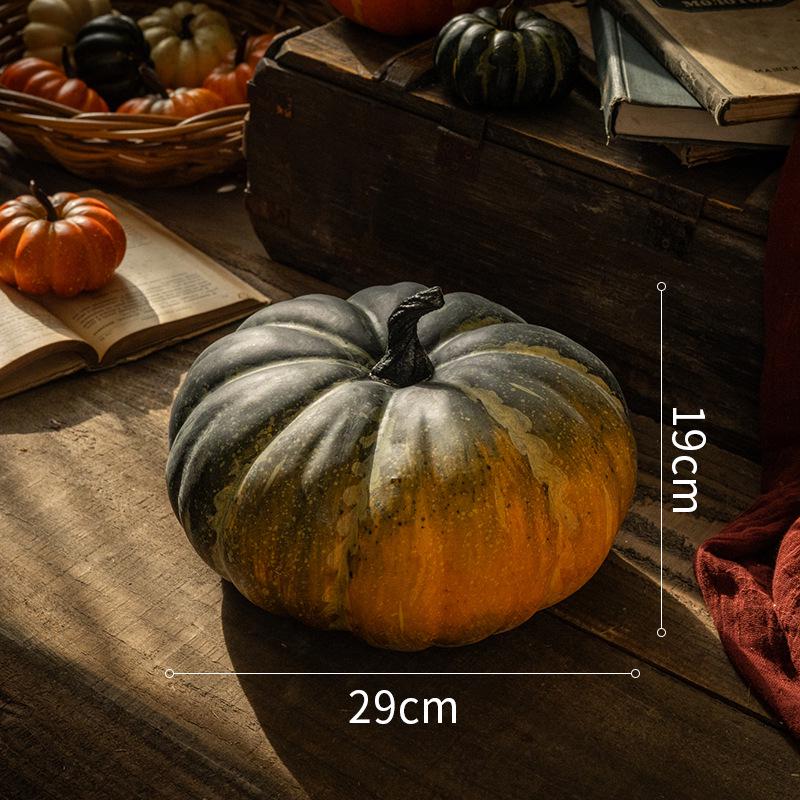Pumpkin Ornament: Artificial Harvest Decor for Home, Farmhouse, and Supermarket