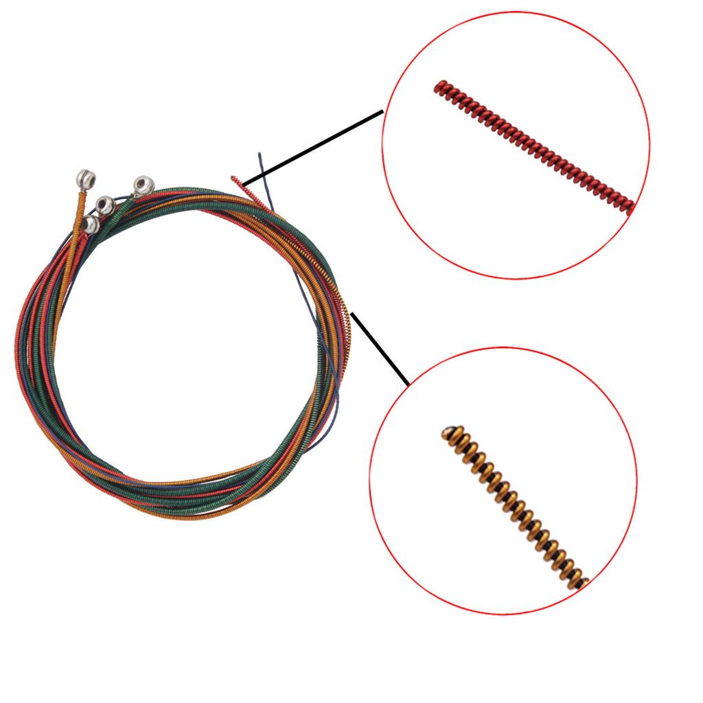 1.14mm-2.67mm 4 String Electric Bass Strings Instrument Accessories Replacement Parts for 4 String Electric Bass Parts