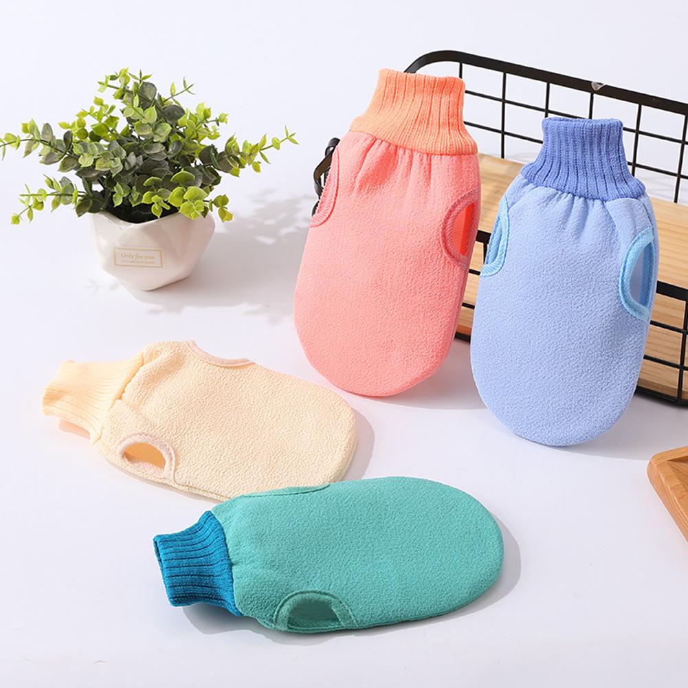 1PCS Bath Exfoliating Scrub Gloves Deep Cleaning Remove SPA-level Dead Dirt Skin Massage Bath G N3U0