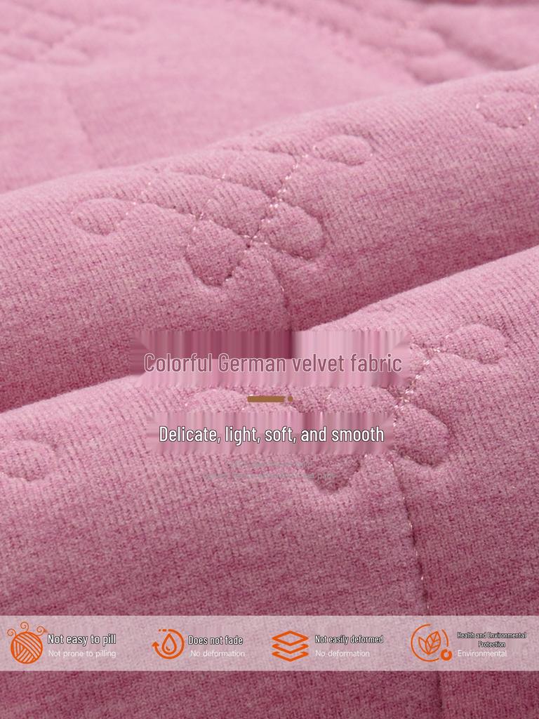 Warm Lambswool Velvet-Lined Cotton Clothing Set for Women & Grandmothers