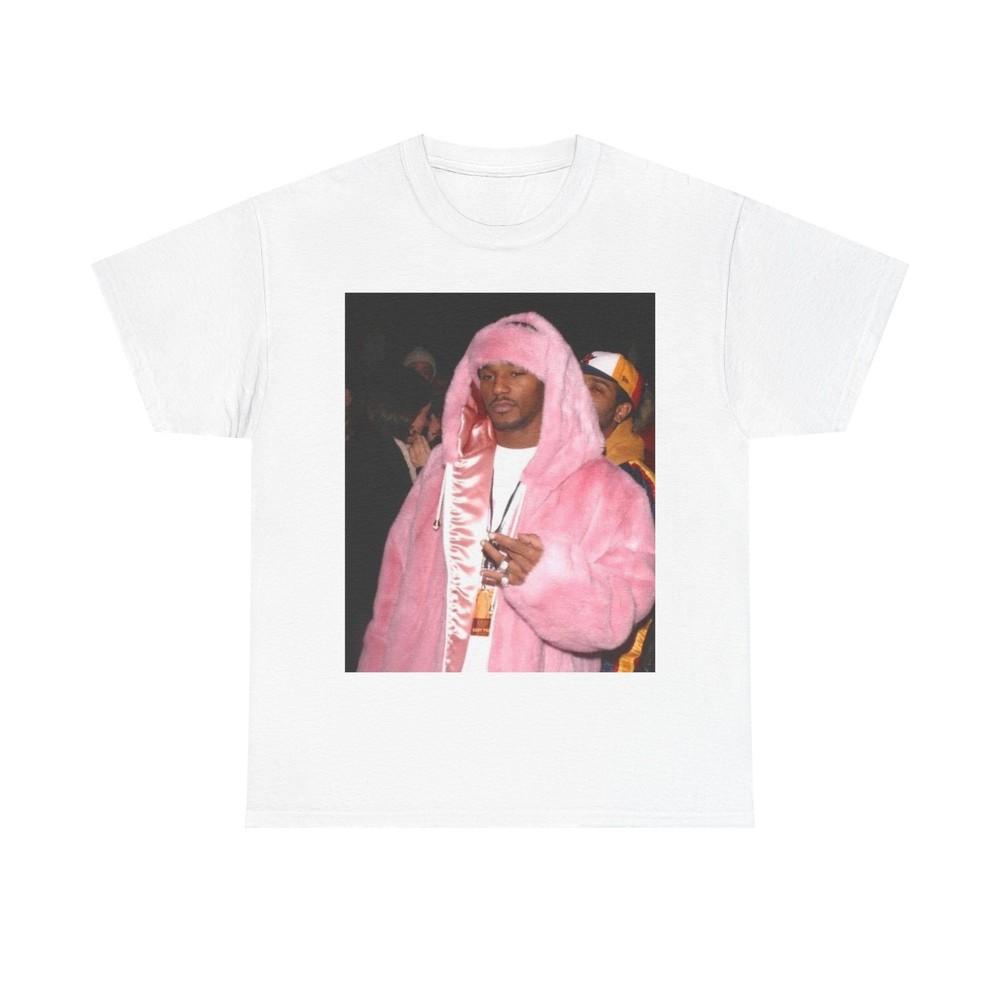 Office workers  Cotton T-shirt Camron diplomats T-shirt vintage pink fur coat graphic Rap Unisex Heavy Cotton