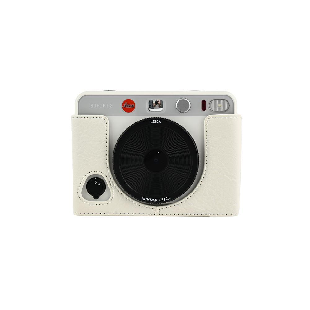 Получехол из ПУ кожи с текстурой личи для Leica Sofort 2 Защитная крышка основания камеры бежевый