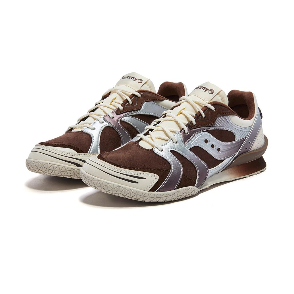 Saucony Surge Spikes 80S Women White Brown S79089-2