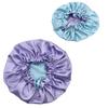 Mommy and Me Silk Hair Bonnet Reversible Soft Satin Sleeping Cap Sleeping Designer logo Custom Bonnets