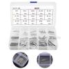 150 Pcs 304 Stainless Steel Cotter Pins Small Cotter Pins 15 Sizes Hardware Pins Heavy Duty Cotter Pin Assortment Kit