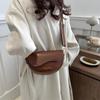 New Women's Textured Crossbody Handbag - Autumn/Winter Small Square Bag