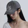 Washed Logo Ball Cap Ash Grey