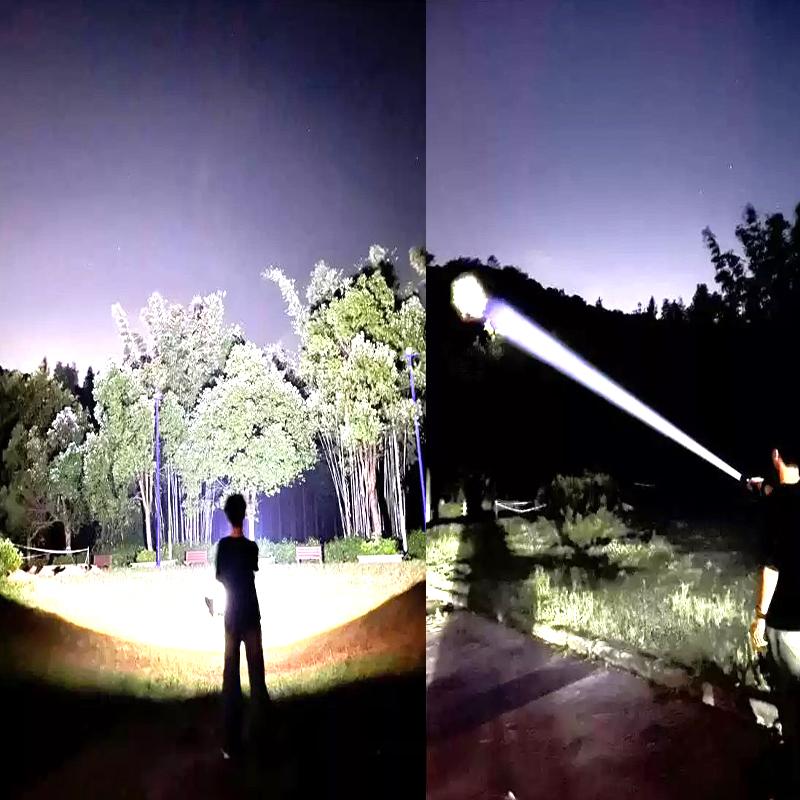 Ultra Powerful 1111W LED Flashlight 98111111LM Rechargeable Powerful Torch Lamp With COB Side Light Camping Fishing Zoom Lantern