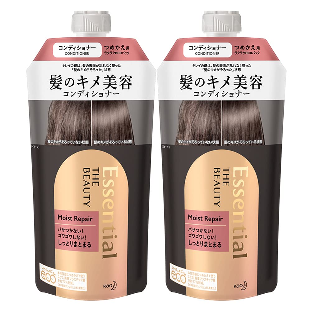 

Essential Kao The Beauty Hair Texture Beauty Conditioner Moisture Repair Refill x Damage Repair Hair Care Moisturizing Black Floral [Bulk Purchase] чорний
