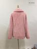 Fur Plush Cardigan Short Coat Women's Autumn Winter Lapel Style