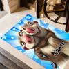 Piggy Hug Adventure Customizable Name Carpet Design for Outdoor Bedrooms Dining Room Playrooms Antislip Carpet Anime Office Decor Wedding Party Gift