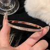 Starry Sky Silver Titanium Steel Bracelet for Women - High-End, Versatile, Full Diamond, Non-Fading Fashion Accessory