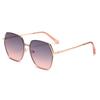 Large Frame Trendy Personalized UV Protection Travel Polarized Sunglasses Trendy Personalized Polarized Nylon Women's Sunglasses