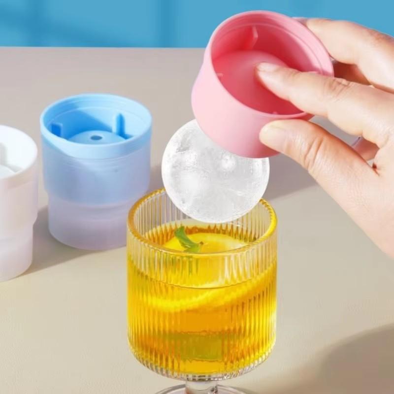 1/5/10/20PCS Large Ice Ball Mold Silicone Whiskey Ice Maker for Cocktails Durable Round Ice Cube Tray Home Bar Accessories