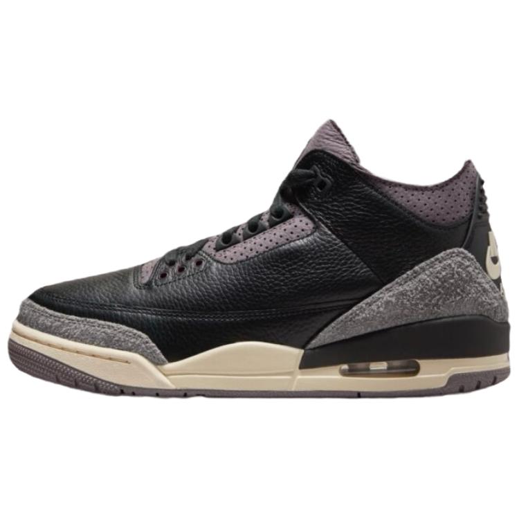 

Кроссовки женские A Ma Maniére x Air Jordan 3 Retro While You Were Sleeping, черные, плоские, оловянно-фиолетовые, FZ4811-001 35.5