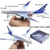 Boeing 787 Airplane Toys Bump and Go Airlines Die Cast Metal Model Plane Toy with Lights and Sounds for Kids