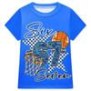 3341 Multi-color Kids Boy Girl Brainrot 67 Print T-Shirt Top