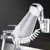 Retractable Water Hose Water Tap Connector Hangable Faucet Diverter Valve  Hair Salon