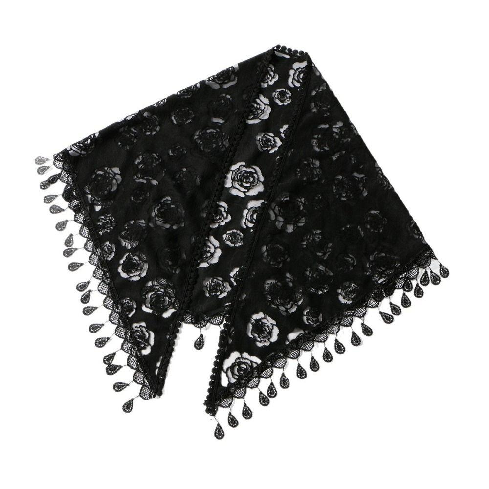 Vintage Bandanas for Women Cute Sweet Headscarf Shawl Lace Flower Hair Scarf Shawl  Photography