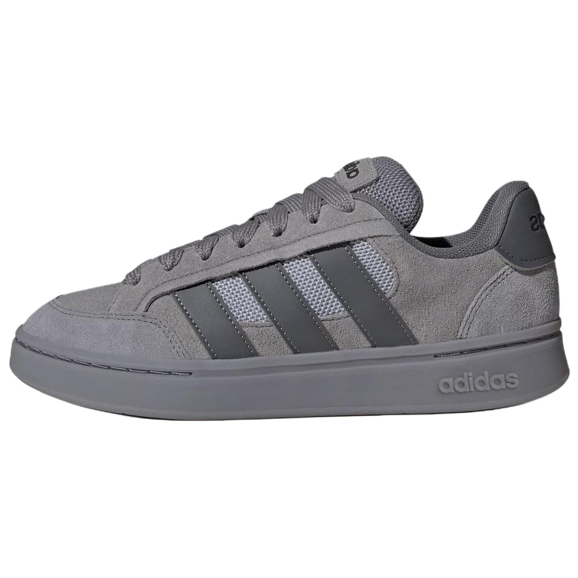 

Adidas Grand Court Alpha Sk8 Comfortable Fit Skate Shoes Unisex Sneakers Gray HQ7369 39⅓