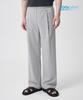Musinsa Standard [Cooltandard] One-Pleat Wide Elastic Waist Slacks [Light Gray]