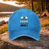 French Slogan Printed Washed Baseball Cap for Unisex  Women  Casual Golf Outdoor Daily Wear