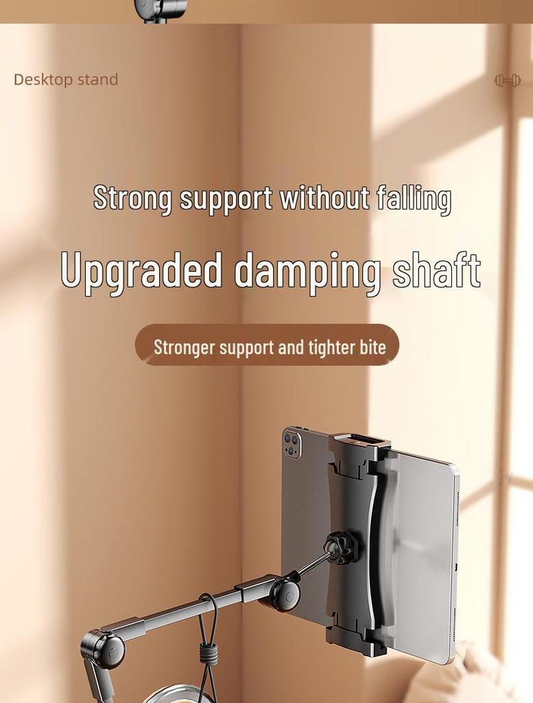 Adjustable Cantilever Stand for Mobile Phones, Tablets, iPads, Switch - Ideal for Desktops, Lazy Live Broadcasts, and Overhead Shooting.