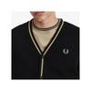 Fred Perry [headquarters Genuine] Fred Perry [sharp] Tip Pique Texture Cardigan  U78  Afpm2412654 U78 qzgAfpm2412654 U78