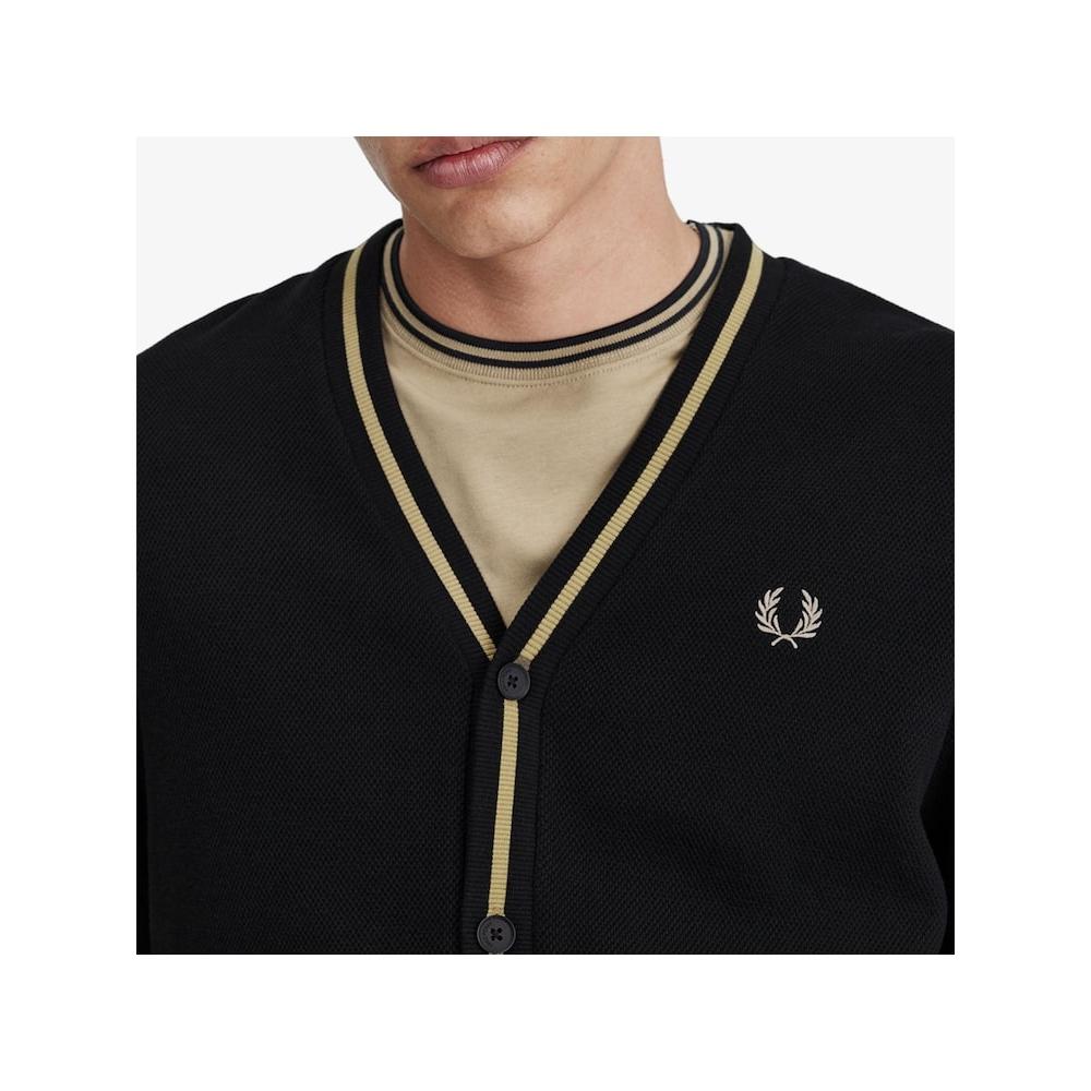 Fred Perry [headquarters Genuine] Fred Perry [sharp] Tip Pique Texture Cardigan  U78  Afpm2412654 U78 qzgAfpm2412654 U78