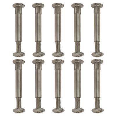 10 Stück M5/M8 Splintmutter männlich-weiblich Schnappniet Hintern Schraubenmutter Möbelschrank Kreuzverschlussschraube Badezimmer Widgets