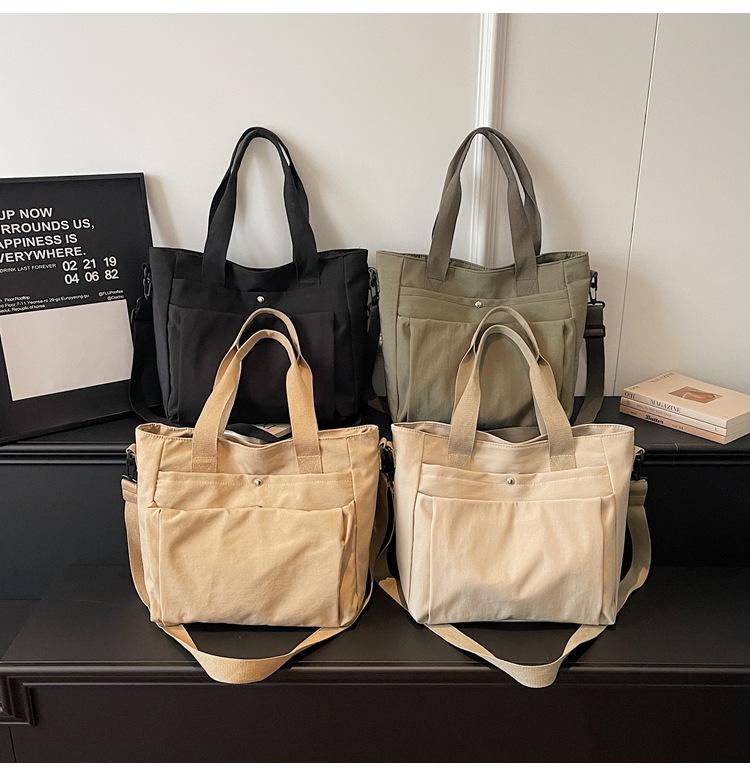 Spring 2026: Trendy Large-Capacity Lightweight Shoulder Bag - Simple, Stylish, Casual Handbag