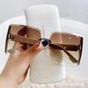 New frameless trimmed anti-ultraviolet sunshade popular sunglasses women's trendy Internet celebrity ins sunglasses