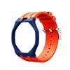 Dreifarbiger integrierter Silikon-Uhrenarmband-Mod-Kit mit Faltschließe Kompatibel mit Swatch X Royal Pop Uhrenzubehör