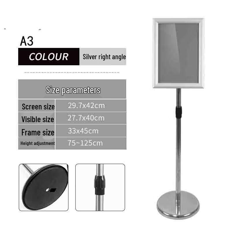 Stainless Steel Vertical Sign Holder