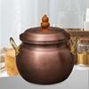 Thickened stewpot Handmade copper soup pot capacity copper pots Induction cooker soup pot Gas stockpot Pure Copper Soup Pots