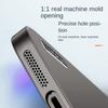 Per OPPO Reno 13 13 Pro Custodia per Telefono con Vernice Metallizzata Opaca Streamer Anti-Caduta Anti-Impronte Digitali con Foro