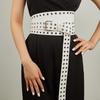 Wind Ladies Wide Belt Retro Elastic Elastic Waist Seal Dress Waist Decoration