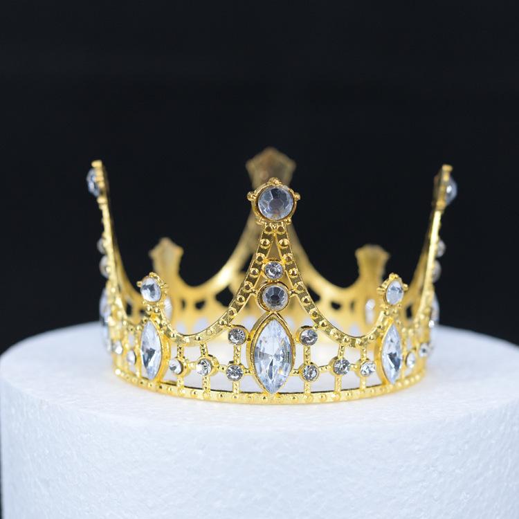 Hollow birthday cake crown tiara love ornament birthday flower decoration accessories crown