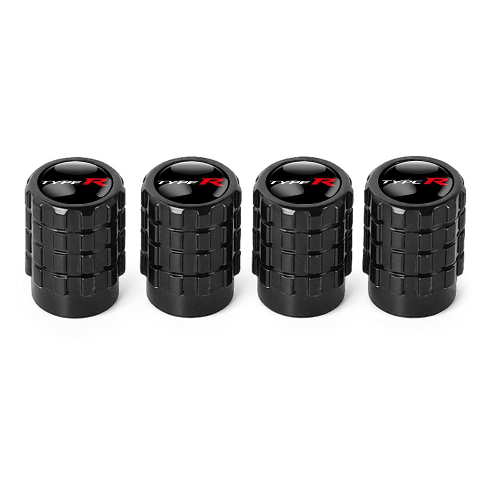 4Pcs Car Wheel Tire Valve Cap Stem Cover Auto Accessories For Honda Civic FIT Accord Prelude CRV 5th City CRZ CRX Jazz HRV Pilot