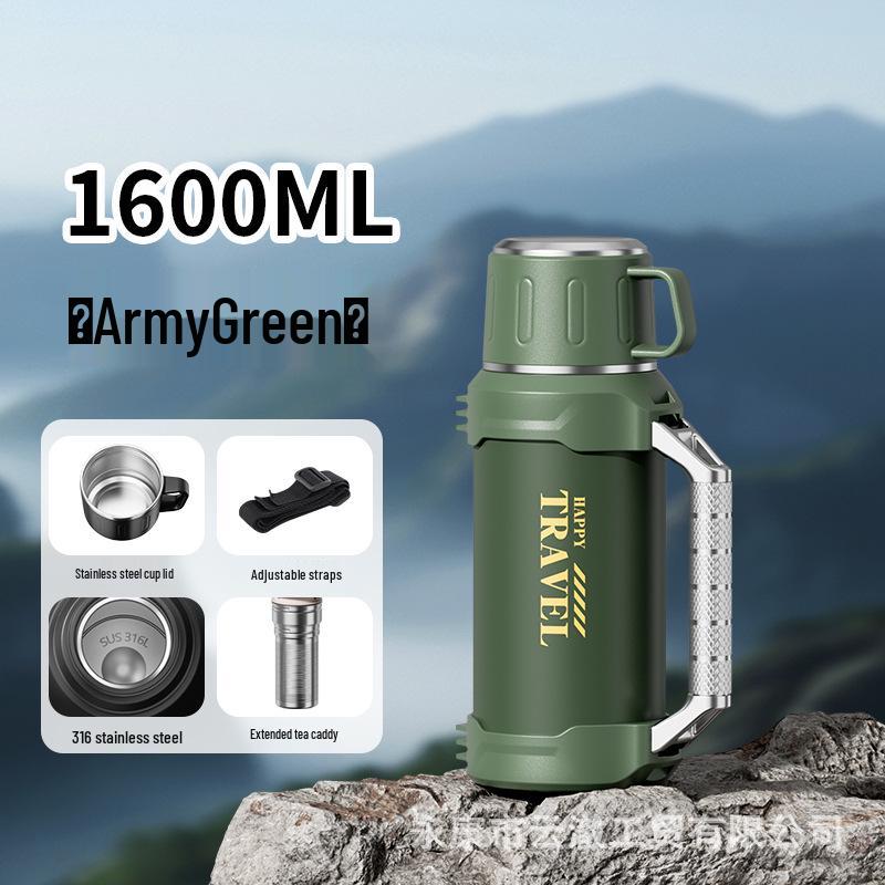 Large Capacity 316 Stainless Steel Thermos Cup - Insulated Travel Bottle for Men and Women