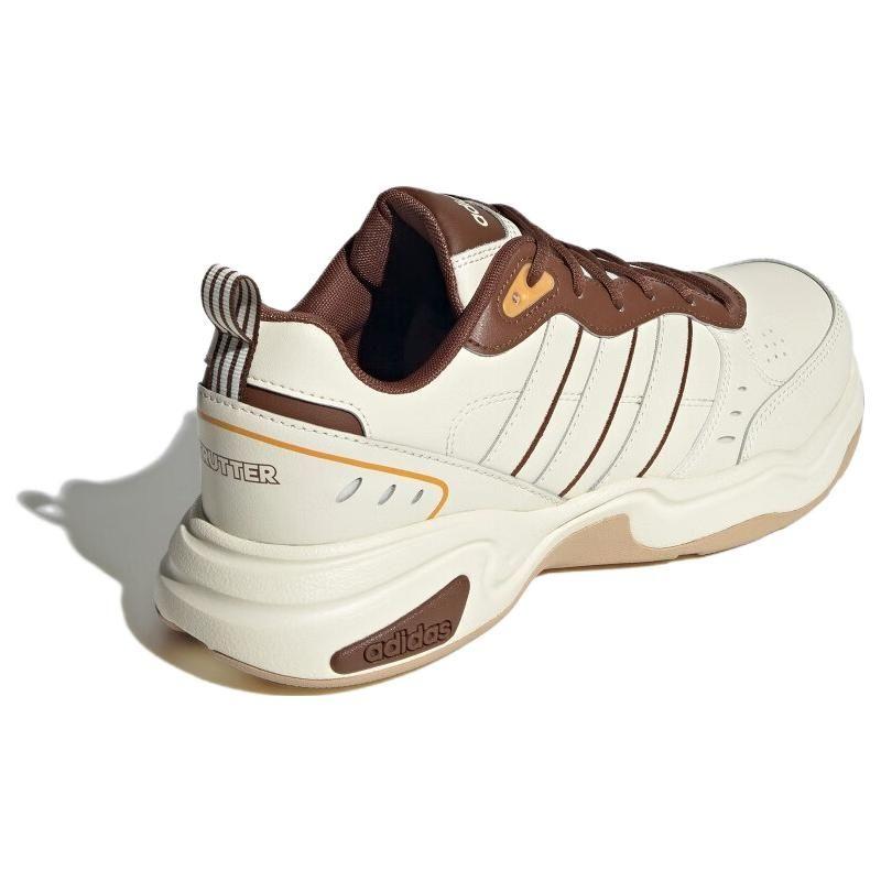 Adidas Neo Strutter Comfortable Versatile Trendy Slip-Resistant Durable Low-Top Casual Shoes Unisex Sneaker Beige Brown ID3566
