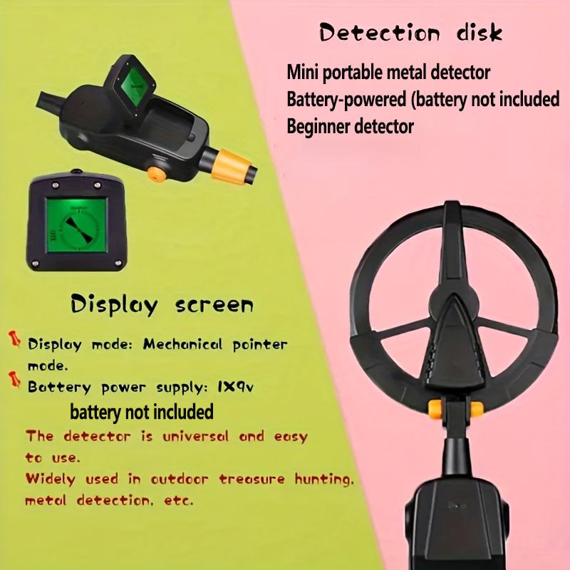 Handheld metal detector, MD1008A gold detector, underground treasure metal detector, tracker with waterproof search coil