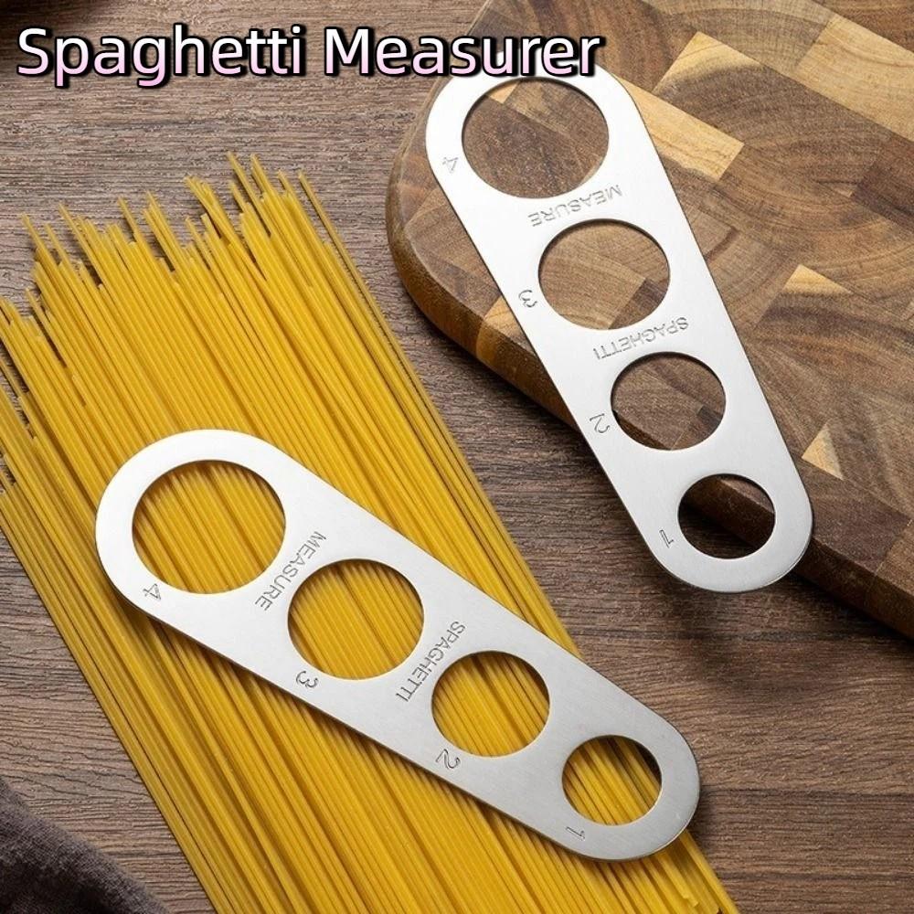 4 Holes Pasta Measuring Scale Smooth Surface Pasta Noodle Measure Spaghetti Measurer  for Home